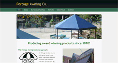 Desktop Screenshot of portageawning.com
